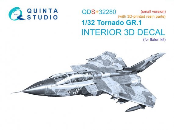 Quinta Studio Tornado GR.1 Int�rieur 3D 1/32 ITA Small