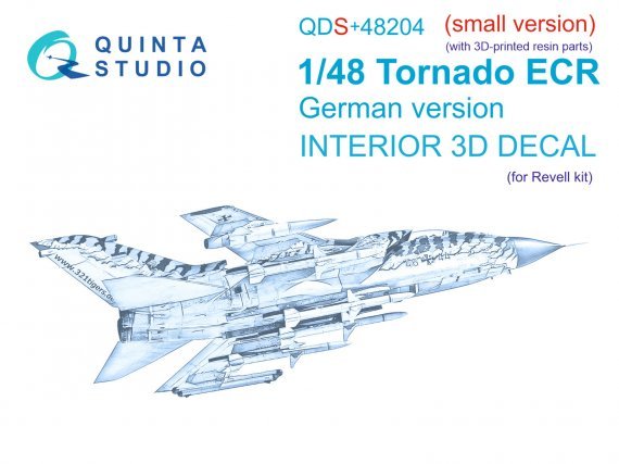 1/48 Tornado Ecr German for Revell kits small version with resin