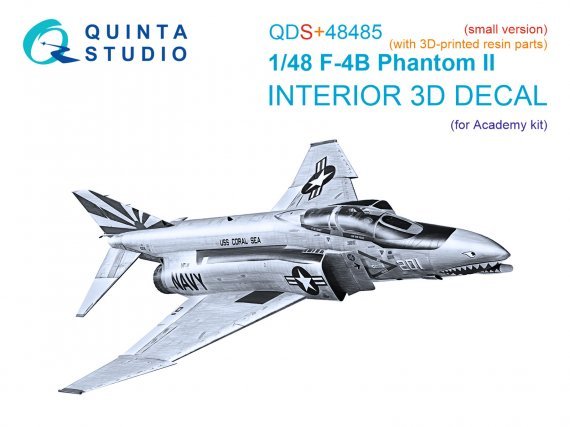 1/48 McDonnell F-4B Phantom II Interior for Academy