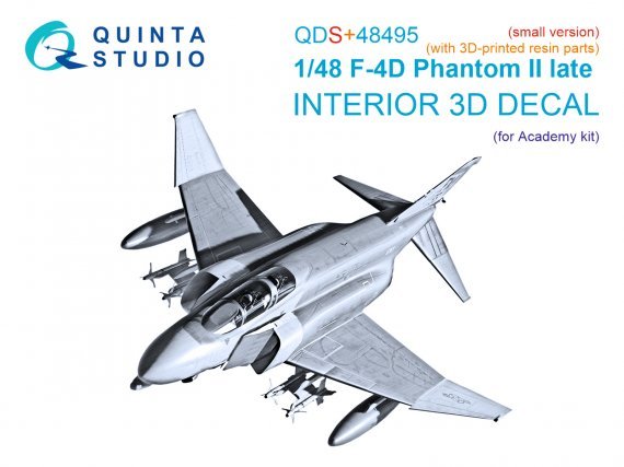 1/48 McDonnell F-4D late Phantom II Interior for Academy