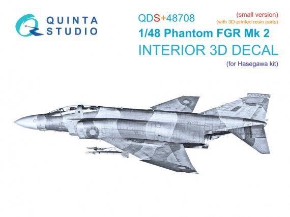 Quinta Studio F-4M Phantom FGR.2 3D Innenraum 1/48