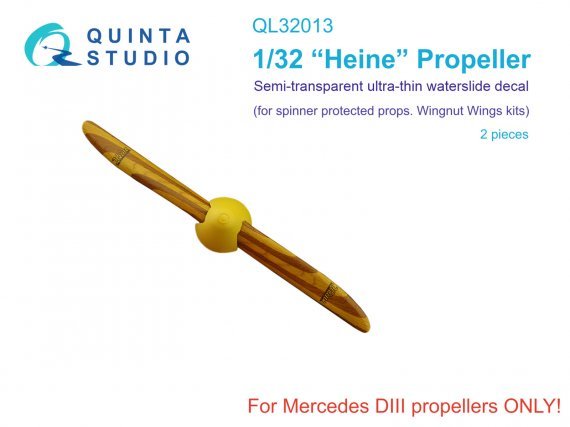 1/32 Wooden propellers Heine Wingnut Wings