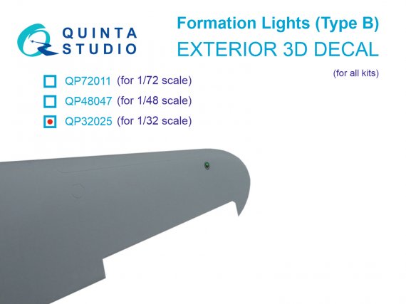 1/32 Formation Lights Type B for all kits