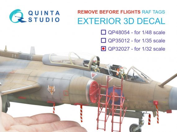 Fanions Remove Before Flight RAF 1/32 - 29 pi�ces Quinta Studio