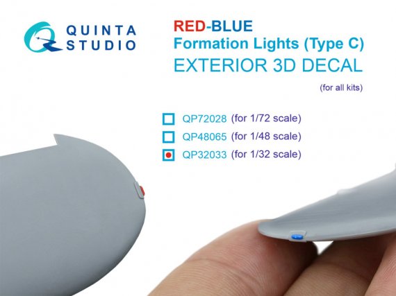 Quinta Studio Feux Formation Rouge-Bleu Type C 1/32