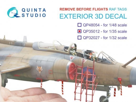 �tiquettes RAF Remove Before Flight 1/35 - 29 pcs.