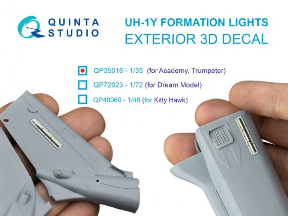 Quinta Studio Feux de formation UH-1Y 1/35 Academy/Trumpeter