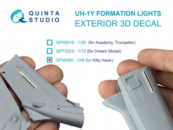 Quinta Studio Formationslichter UH-1Y 1/48 Kitty Hawk