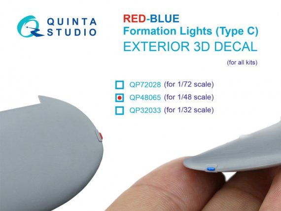 Quinta Studio Feux de formation Rouge-Bleu Type C 1/48