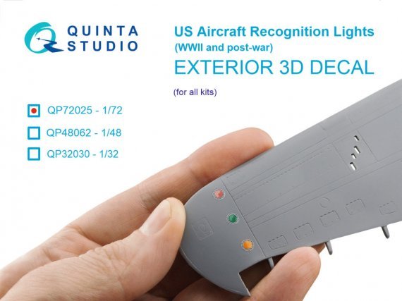 Quinta Studio Erkennungslichter US Flugzeuge 1/72 WWII
