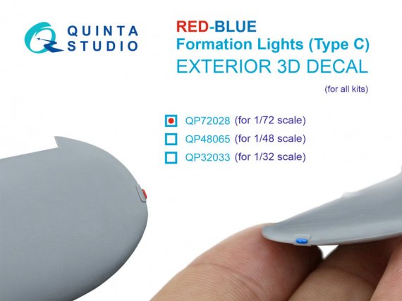 Quinta Studio Feux de Formation Rouge-Bleu Type C 1/72
