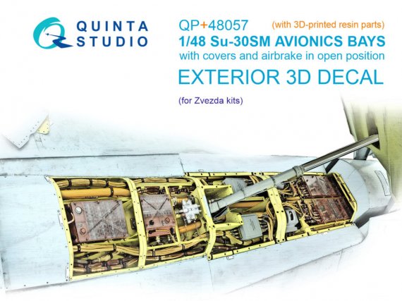 Quinta Studio Su-30SM Soute frein air et avionique 1/48
