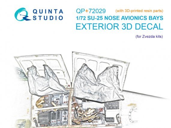 Quinta Studio Nasenelektroniksch�chte Su-25 Frogfoot 1/72 Zvezda