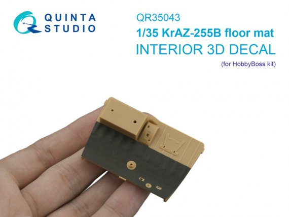 Tapis de sol 1/35 KrAZ-255B pour maquette Hobby Boss