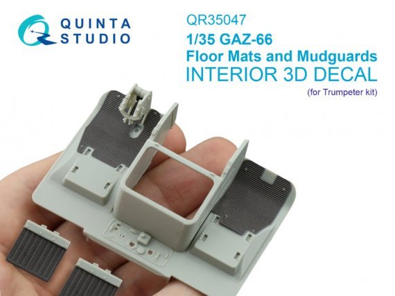Quinta Studio Fu�matten Kotfl�gel GAZ-66 1/35 Trumpeter