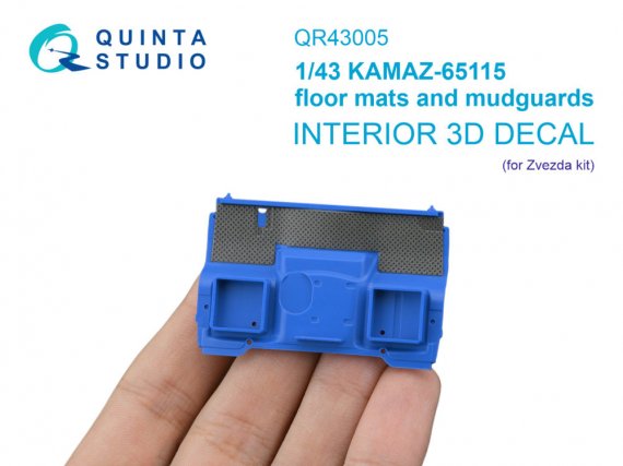Quinta Studio Tapis et Garde-boue KAMAZ-65115 1/43 Zvezda