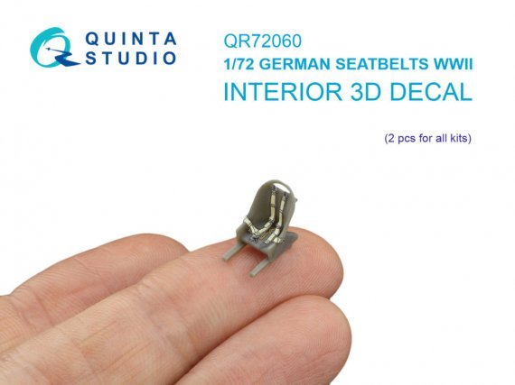 Ceintures de s�curit� 1/72 Chasseur Allemand WWII (2 si�ges)