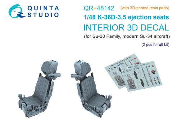 Quinta Studio Si�ges �jectable K-36D-3,5 1/48 Su-30 Su-34