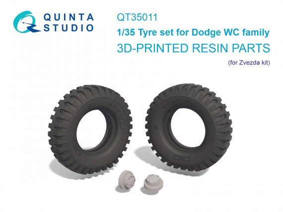 1/35 Dodge WC Family tyre set for Zvezda