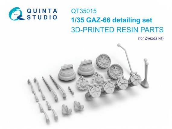 1/35 GAZ-66 detailing set for Zvezda