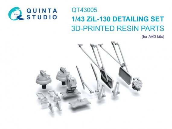 Quinta Studio ZiL-130 Detailset AVD 1/43