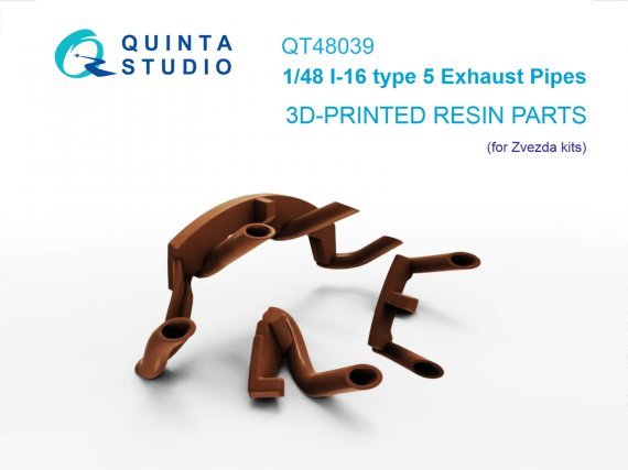 1/48 I-16 type 5, Exhaust pipes for Zvezda