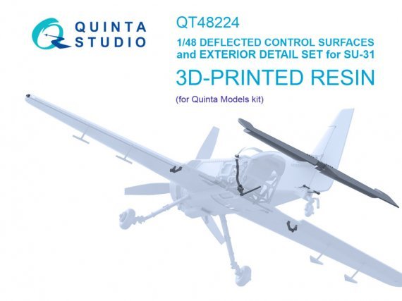 1/48 Su-31 Deflected Contr.Surf. & Exter.SetQUINTA
