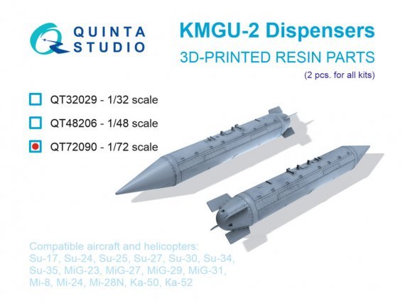 Quinta Studio KMGU-2 Dispensers 1/72 - 2 pcs