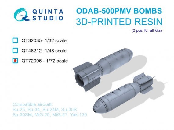 Quinta Studio Bombes ODAB-500PMV 1/72 (x2)