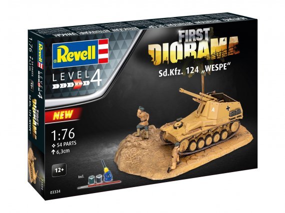 1/76 Sd.Kfz.124 Wespe First Diorama Set