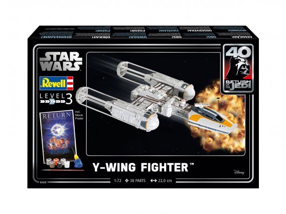 1/72 Gift Set Y-Wing Fighter RotJ 40th