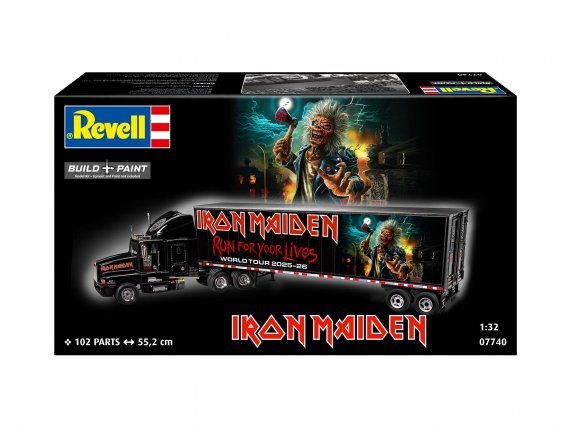 1/32 Iron Maiden 50th Anniversary Tour Truck