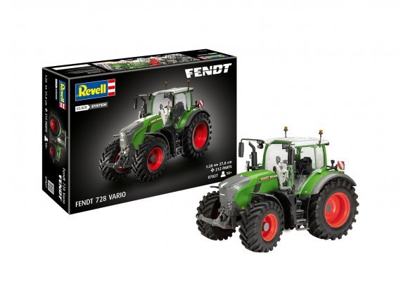 Revell 1/24 Fendt 728 Vario Traktor easy-click