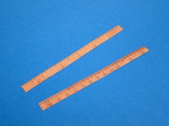 SBS Model Flexible Kupferlineal Zoll-Skala 6