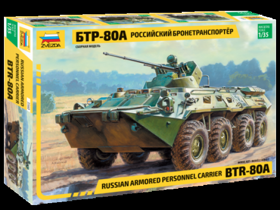 Zvezda BTR-80A Sowjetischer Mannschaftstransporter 1/35