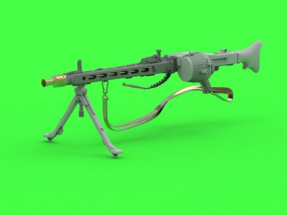 1/35 MG-42 German Machine Gun complete gun