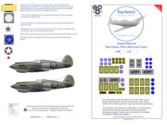 1/32 Pearl Harbour Curtiss P-40C Kit Trumpeter