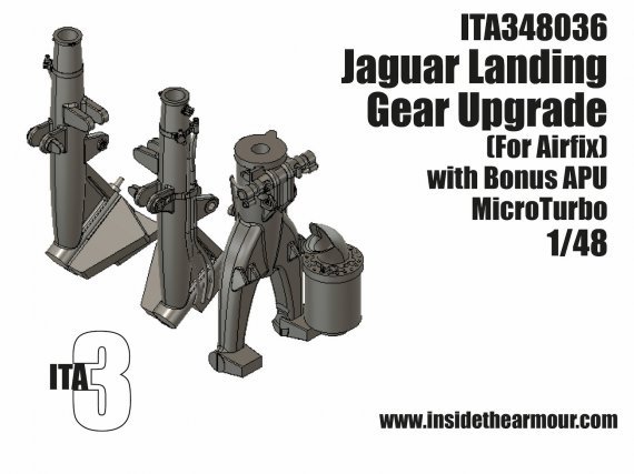 1/48 BAC/SEPECAT Jaguar GR.1/GR.1A Landing Gear
