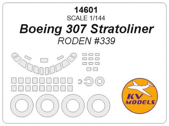1/144 Boeing 307 Stratoliner + wheels masks