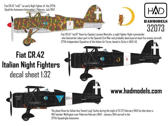 1/32 Fiat CR-42 Italian Night fighters