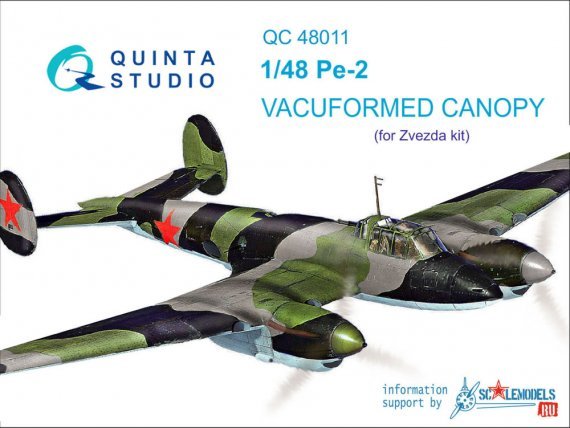 1/48 Vacu canopy for Pe-2