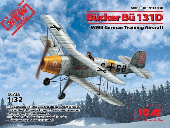 1/32 Bucker Bu-131D WWII German Training Aircraft