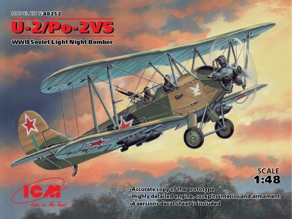 1/48 U-2/Po-2VS Soviet WWII Night Light Bomber