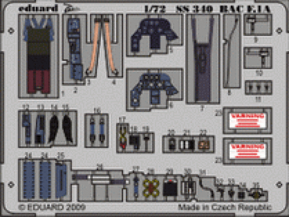 1/72 BAC Lightning F.1A S.A. (TRUMP)