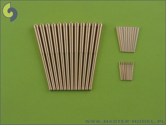 1/350 USS Arizona armament barrels (30 pcs.)