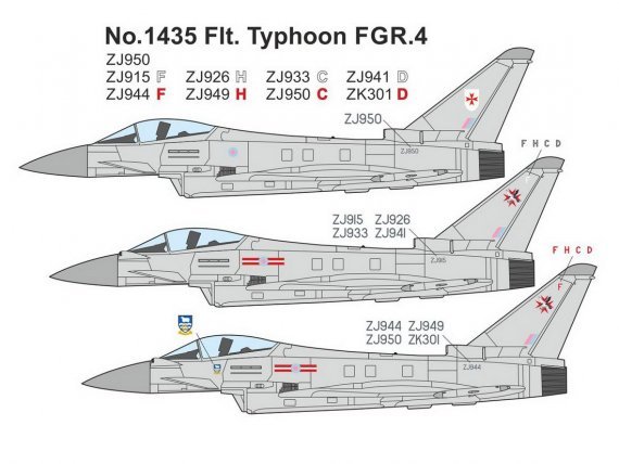 1/144 No.1435 Flt. Typhoon FGR.4