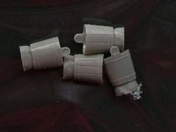 1/48 Wooden Tubs (4 pcs.)