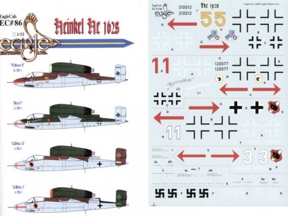 1/32 Heinkel He-162A-2 Salamander Pt 1 4 Red 1 Lt Gerhard Hanf 2