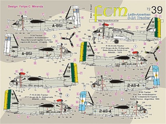 1/72 Latin American S-2A/F Trackers Brasil