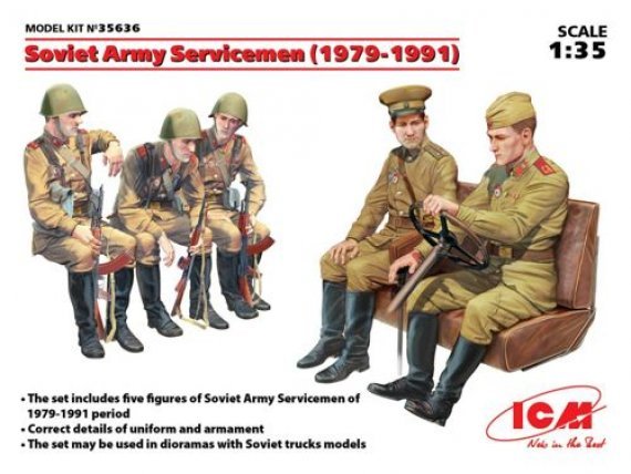 1/35 Soviet Army Servicemen 1979-1991 (5 fig.)